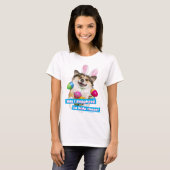 Hond die op Pasen eieren ligt T-shirt (Voorkant volledig)