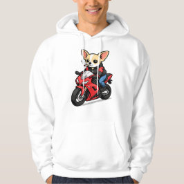 Hond die sigaret rookt grappige Chihuahua meme Hoodie