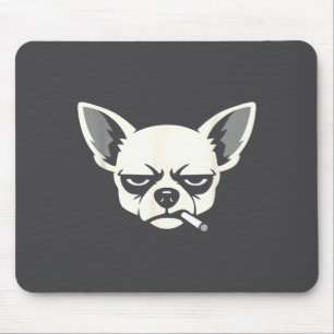 Hond die sigaret rookt Grappige Chihuahua Meme  Muismat