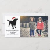 Hond die van het Laboratorium van Kerstmis de Feestdagenkaart (Voorkant)