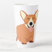 Hond, Dier, Kunst Latte Mok (Voorkant)