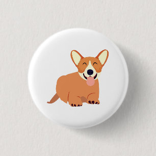 Hond, Dier, Kunst Ronde Button 3,2 Cm