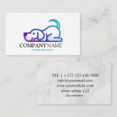 Hond Dier Pet Logo Veterinaire Kliniek Visitekaartje (Voorkant / Achterkant)
