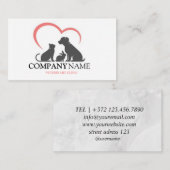 Hond Dier Pet Logo Veterinaire Kliniek Visitekaartje (Voorkant / Achterkant)