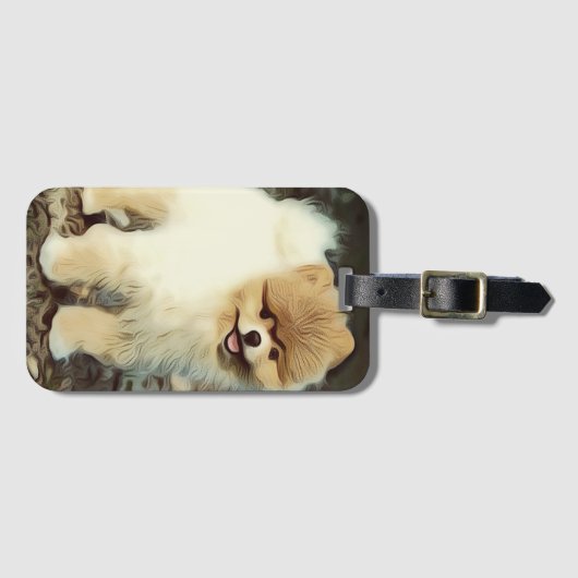 Hond, Dier, Puppy Bagagelabel (Voorkant (horizontaal))