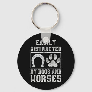 Hond Dierenvriend Paardrijden Paardrijder Gift Sleutelhanger