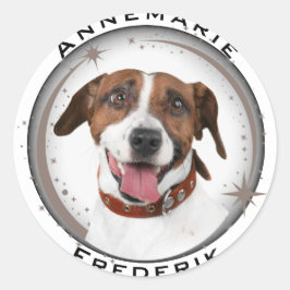 Hond Dierenvriend Ronde Sticker
