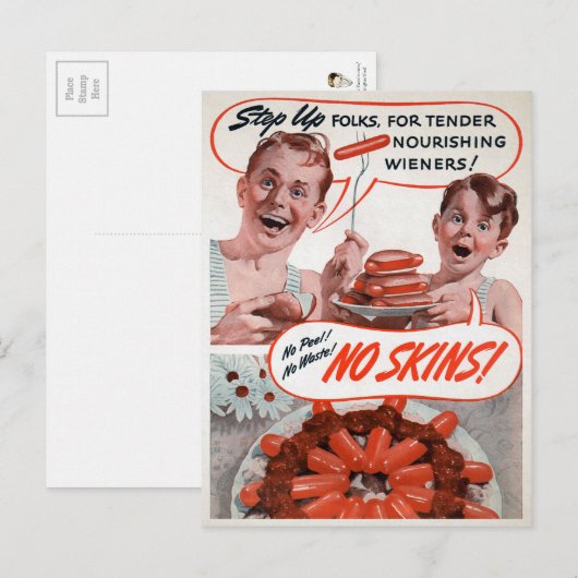 Hond Dog AD Briefkaart (Voorkant / Achterkant)