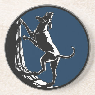 Hond Dog Art Drink Coasters Hunting Dog Onderzette Zandsteen Onderzetter