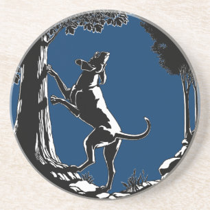Hond Dog Art Drink Coasters Hunting Dog Onderzette Zandsteen Onderzetter