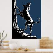 Hond Dog Art Poster Hunting Dog Art Prints Decor (Keuken)