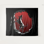 Hond Dog Art Tapestry Hunting Hondenliefhebber Tap Wandkleed (Voorkant (horizontaal))