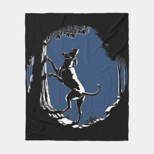 Hond Dog Blanket Coonhound Hunting Dog Blanket Fleece Deken