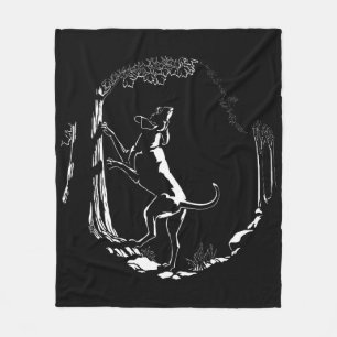 Hond Dog Blanket Coonhound Hunting Dog Blanket Fleece Deken