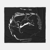 Hond Dog Blanket Coonhound Hunting Dog Blanket Fleece Deken (Voorkant (Horizontaal))