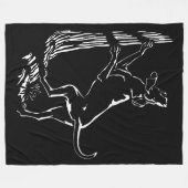 Hond Dog Blanket Hunting Dog Art Fleece Blankets Deken (Voorkant (Horizontaal))