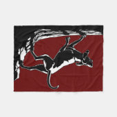 Hond Dog Blanket Hunting Dog Art Fleece Blankets Deken (Voorkant (Horizontaal))