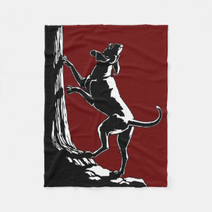Hond Dog Blanket Hunting Dog Art Fleece Blankets Deken