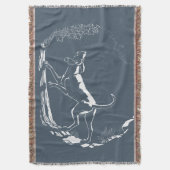 Hond Dog Blanket Hunting Dog Art Throw Blanket Deken (Voorkant Verticaal)
