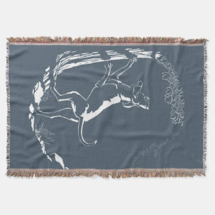 Hond Dog Blanket Hunting Dog Art Throw Blanket Deken