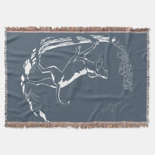 Hond Dog Blanket Hunting Dog Art Throw Blanket Deken (Voorkant)