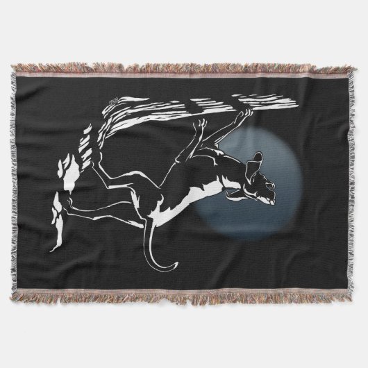 Hond Dog Blanket Hunting Dog Art Throw Blanket Deken (Voorkant)