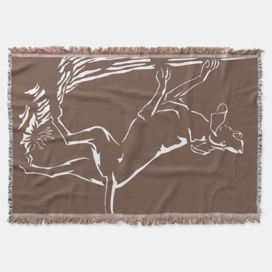 Hond Dog Blanket Hunting Dog Art Throw Blanket Deken (Voorkant)