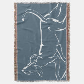 Hond Dog Blanket Hunting Dog Art Throw Blanket Deken (Voorkant Verticaal)