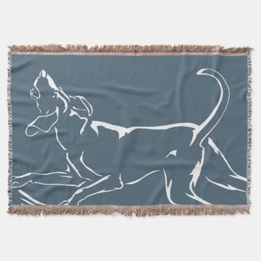 Hond Dog Blanket Hunting Dog Art Throw Blanket Deken (Voorkant)