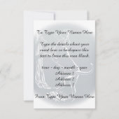 Hond Dog Invitations Personaliseer de Kaart van de (Achterkant)