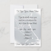 Hond Dog Invitations Personaliseer de Kaart van de (Achterkant)