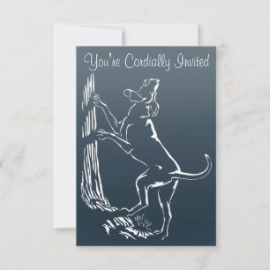 Hond Dog Invitations Personaliseer de Kaart van de