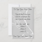 Hond Dog Invitations Personaliseer de Kaart van de (Achterkant)