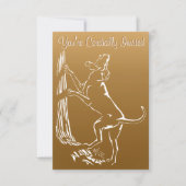 Hond Dog Invitations Personaliseer de Kaart van de (Voorkant)