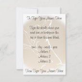 Hond Dog Invitations Personaliseer de Kaart van de (Achterkant)