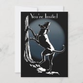 Hond Dog Invitations Personaliseer de Kaart van de (Voorkant)