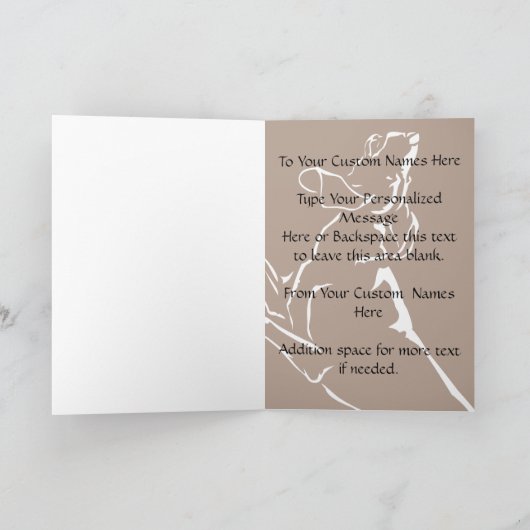 Hond Dog Kaarten Personalized Dog Art Wenskaart (Binnen)