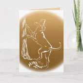 Hond Dog Kaarten Personalized Dog Art Wenskaart (Voorkant)