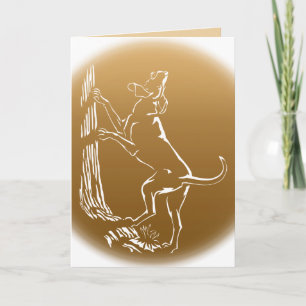 Hond Dog Kaarten Personalized Dog Art Wenskaart