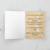 Hond Dog Kaarten Personalized Dog Art Wenskaart (Binnen)