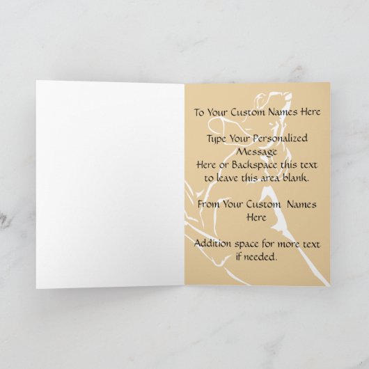 Hond Dog Kaarten Personalized Dog Art Wenskaart (Binnen)