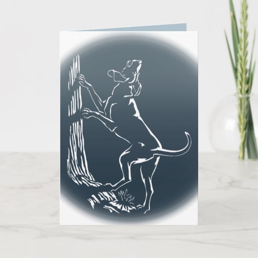 Hond Dog Kaarten Personalized Dog Art Wenskaart (Voorkant)