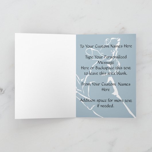 Hond Dog Kaarten Personalized Dog Art Wenskaart (Binnen)