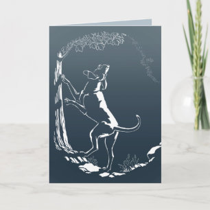 Hond Dog Kaarten Personalized Dog Art Wenskaart