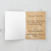 Hond Dog Kaarten Personalized Dog Art Wenskaart (Binnen)