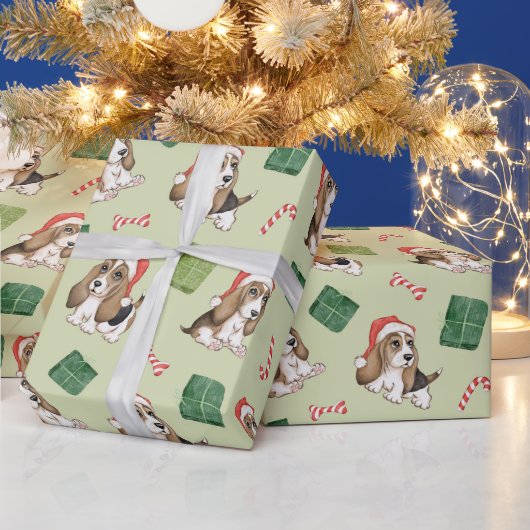 Hond Dog Kerstmis Cadeaupapier (Feestdagen)