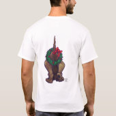 Hond Dog Kerstmis T-shirt (Achterkant)