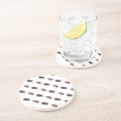 Hond Dog Kerstmis Zandsteen Onderzetter (Zijkant)