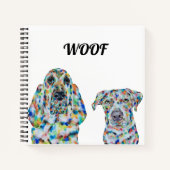 Hond Dog & Labrador Square Notitieboek (Voorkant)