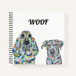 Hond Dog & Labrador Square Notitieboek